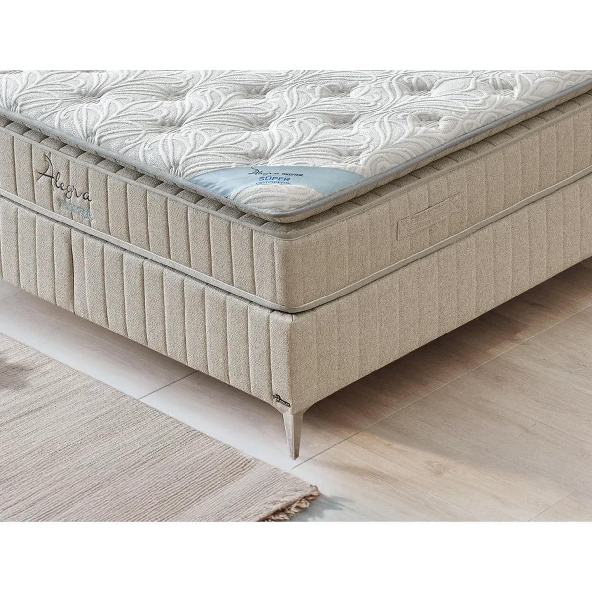 Saltea fermitate ridicata ALEGRA, bej, 140x200 cm