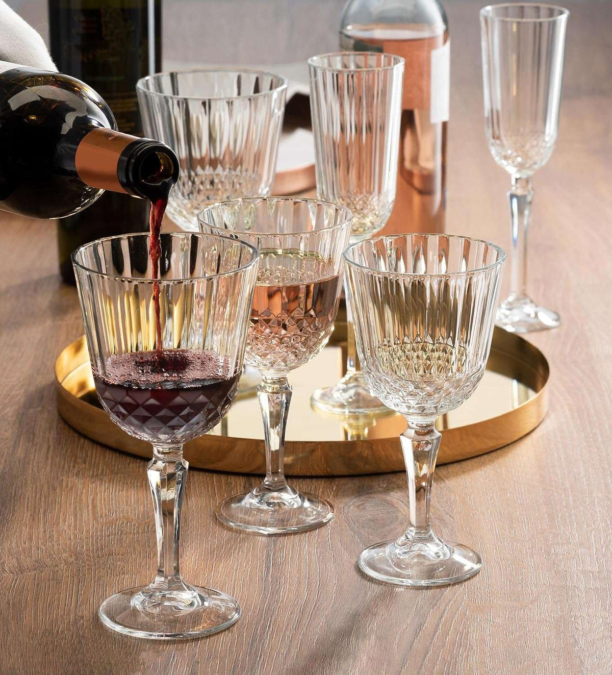 Set pahare vin (6 piese), PB-440230, Transparent