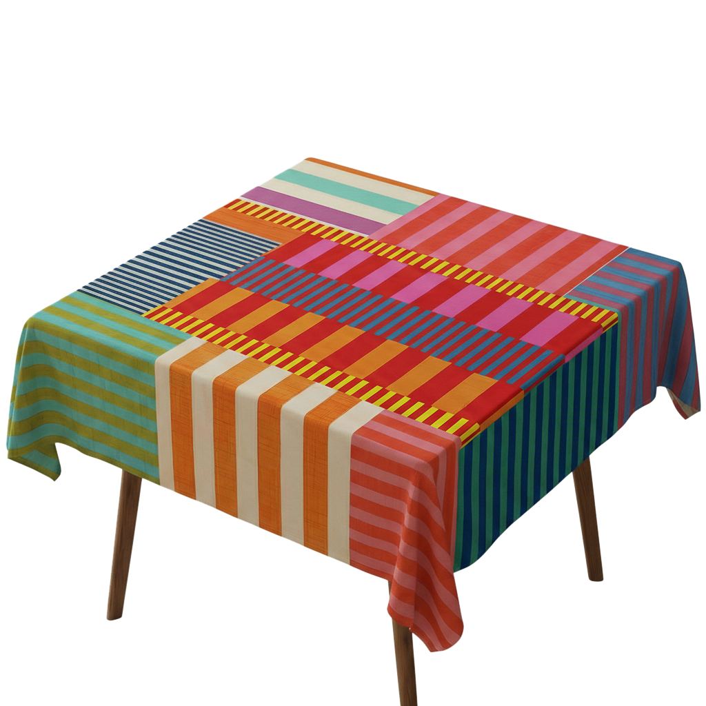 Față de masă, Asr-tblclt25 -1 - 140 x 140, Multicolor