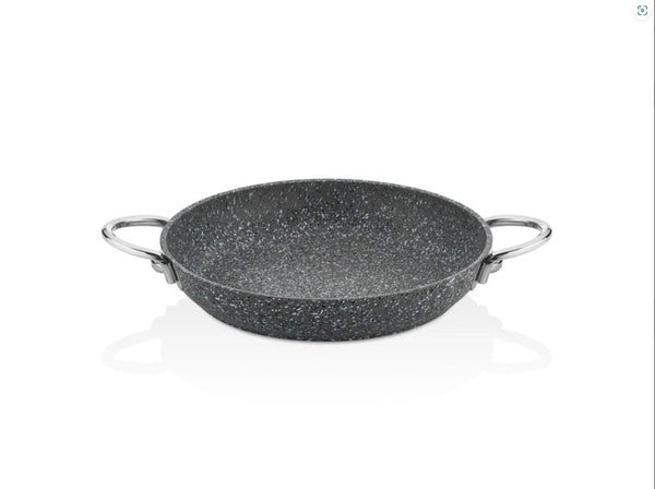 Tigaie PDR 1001, gri antracit, granit, 20 cm