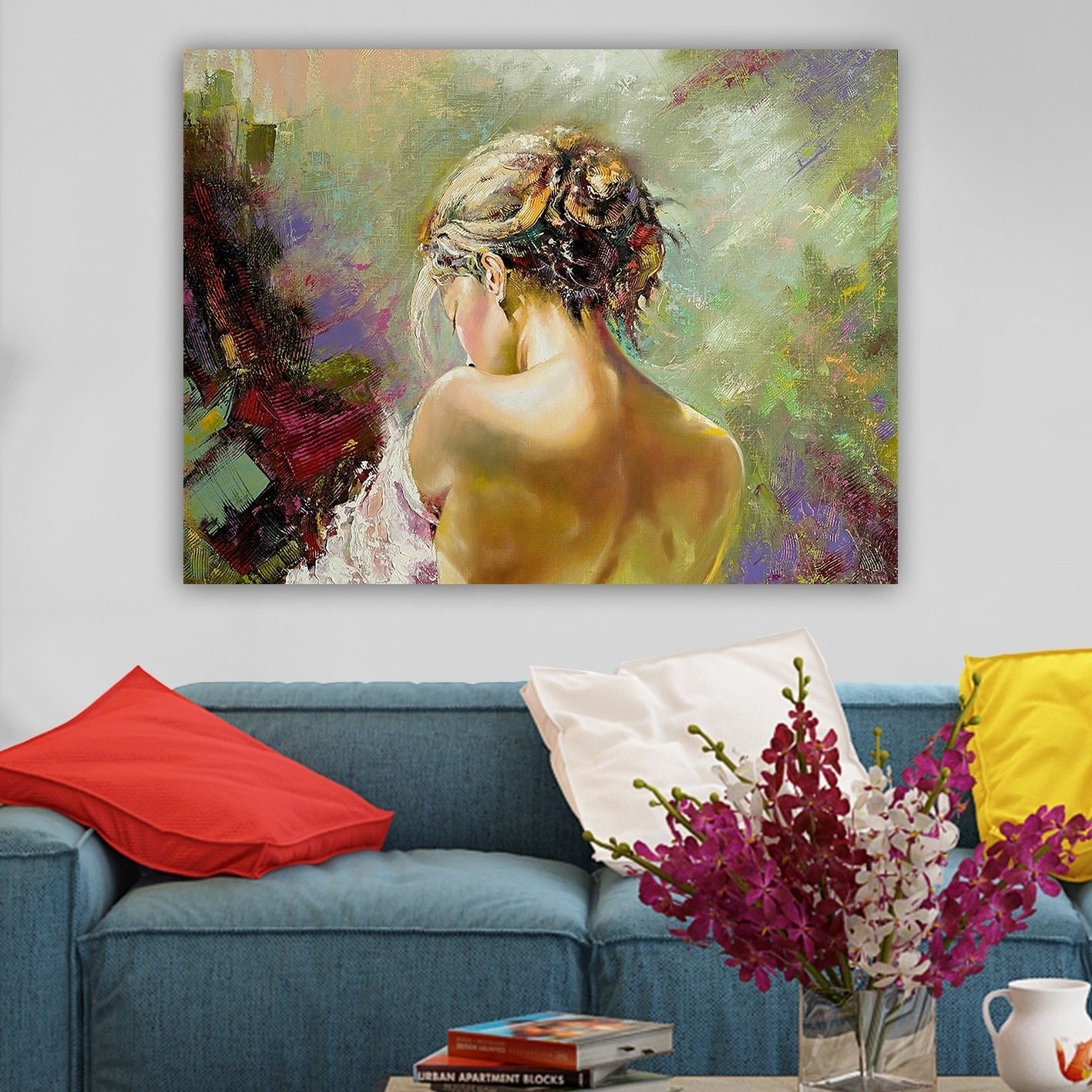 Tablou decorativ pe pânză, 16423069_70100, Multicolor