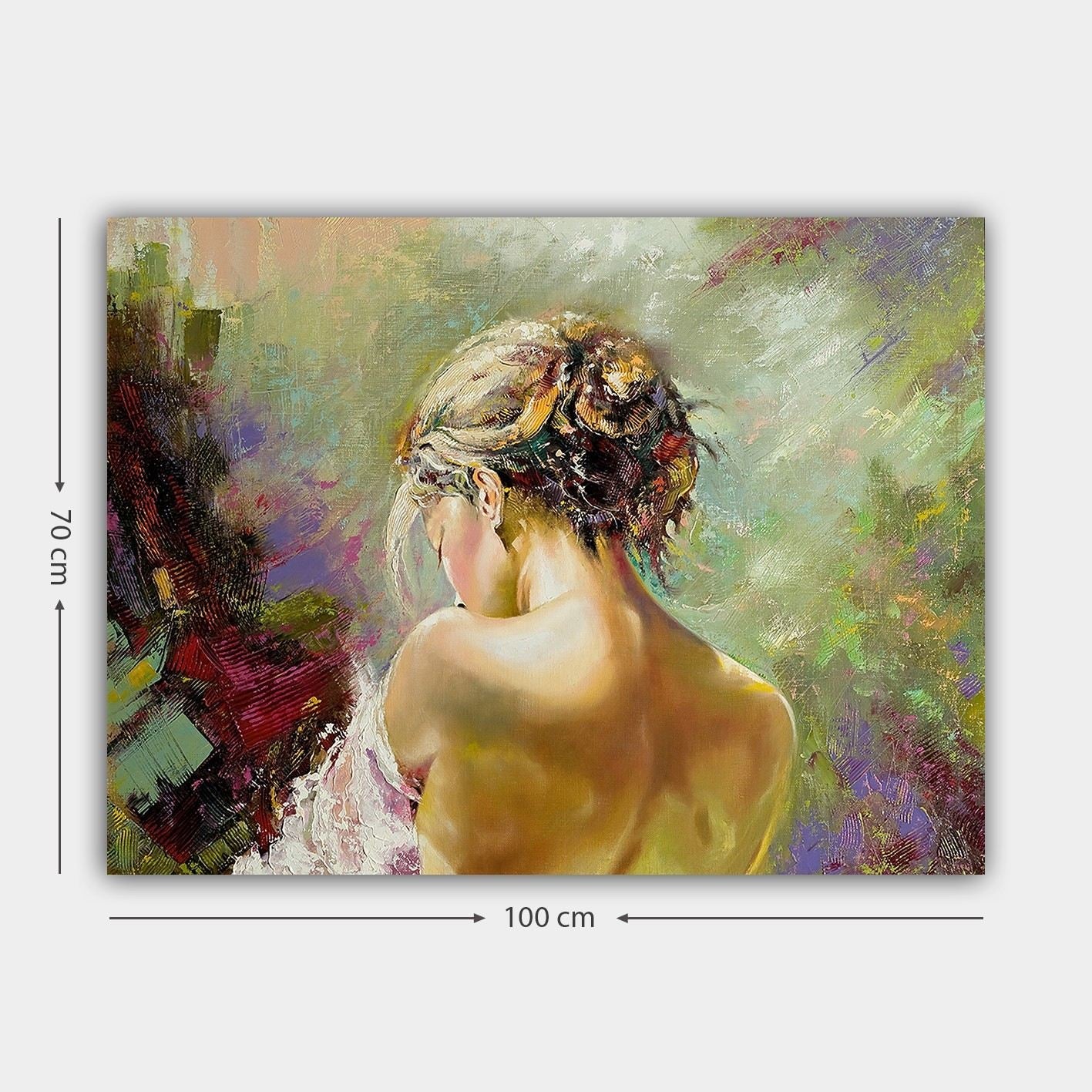 Tablou decorativ pe pânză, 16423069_70100, Multicolor