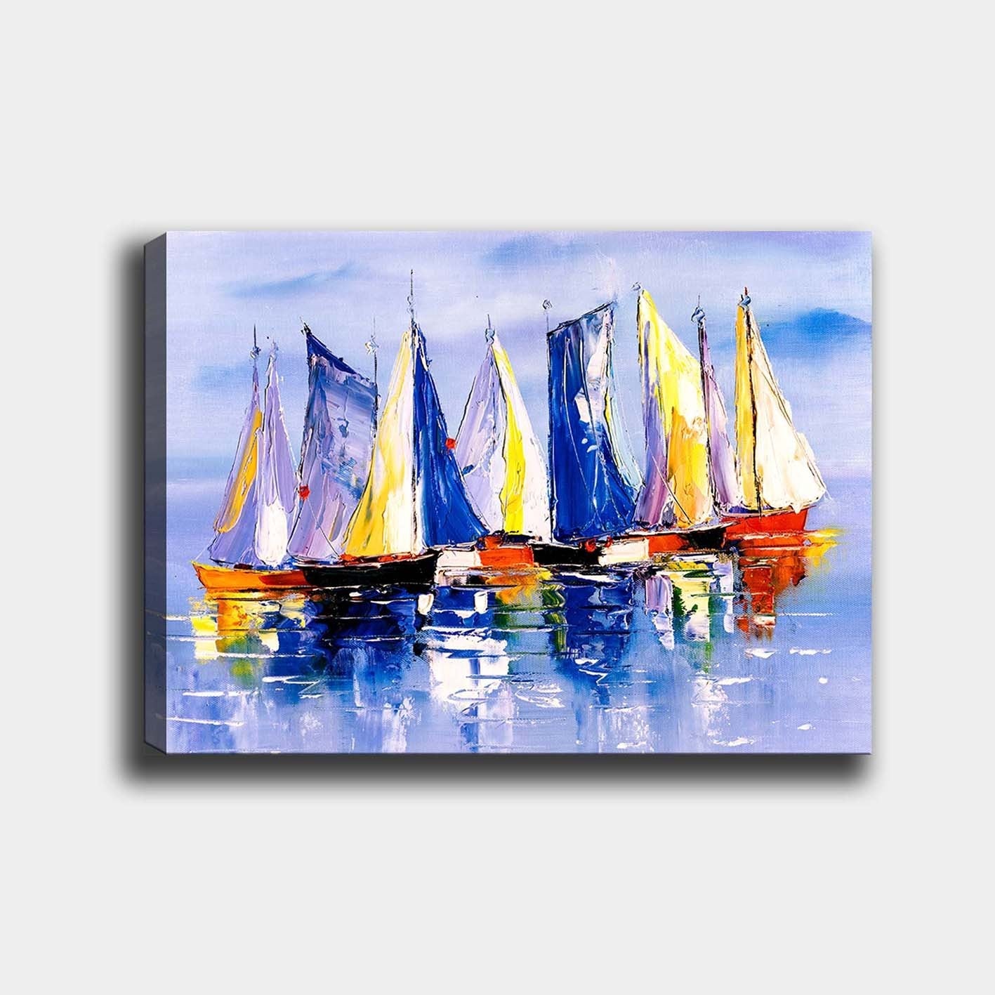 Tablou decorativ pe pânză, 619226807_70100, Multicolor