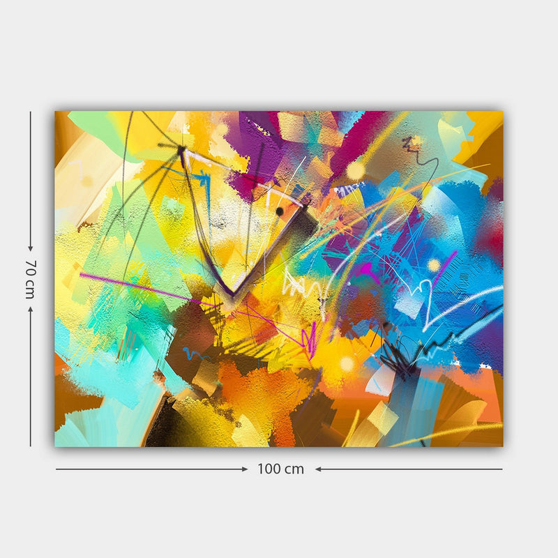 Tablou 441HPE2674, multicolor, panza, 100x70 cm