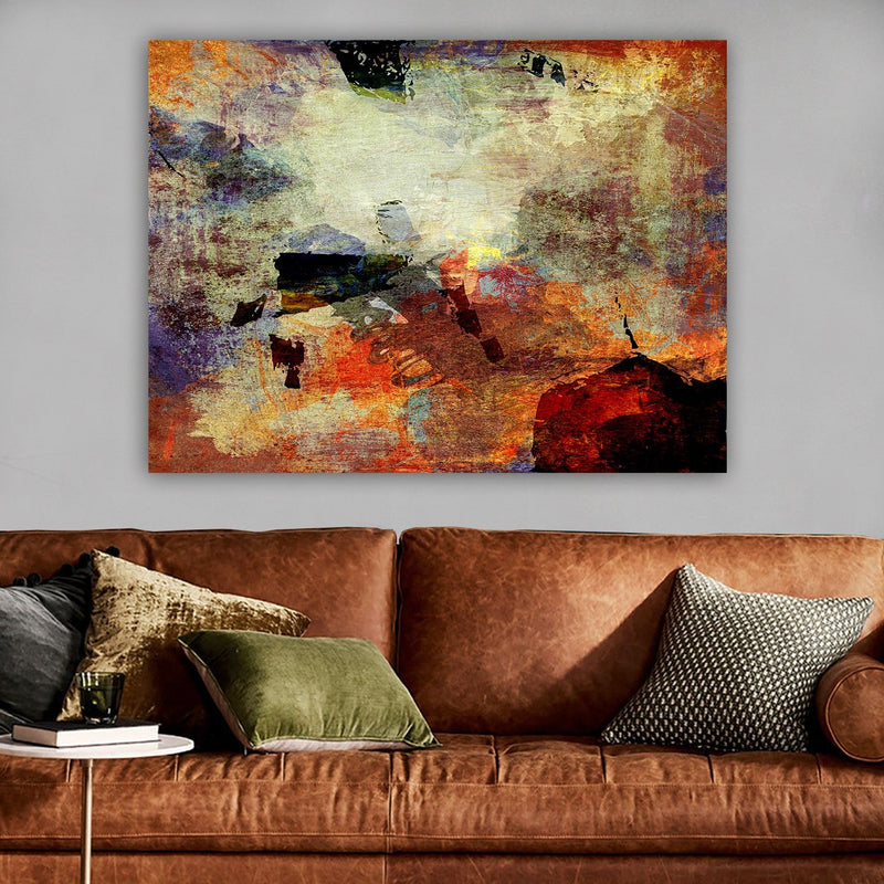 Tablou 441HPE2789, multicolor, panza, 100x70 cm