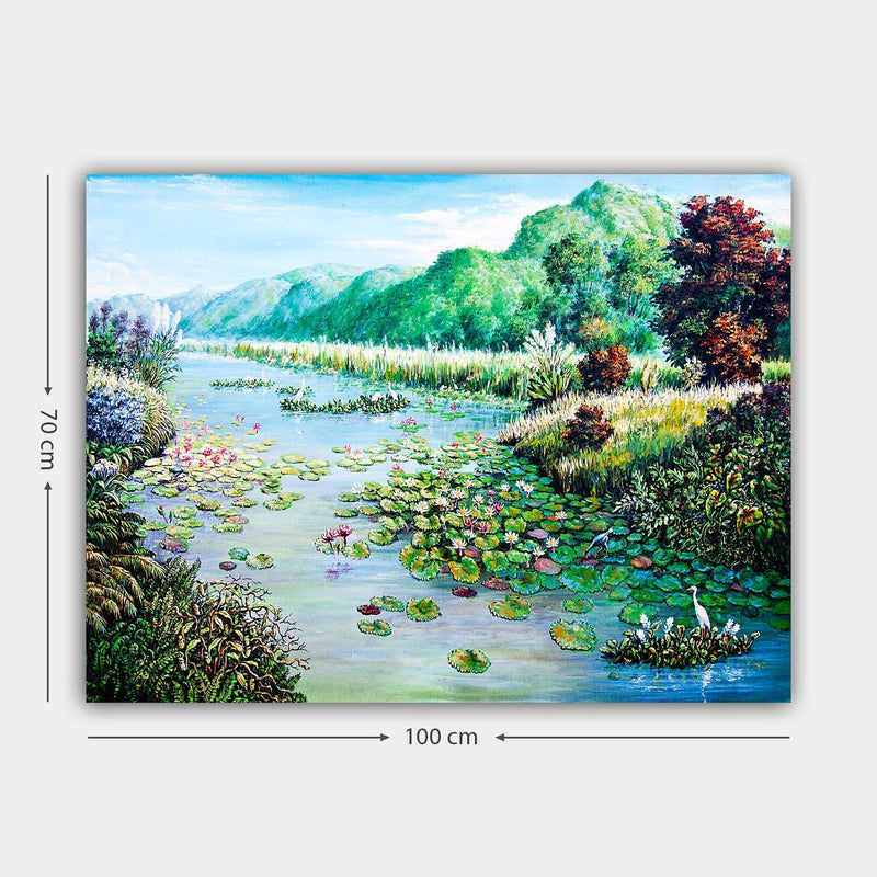 Tablou 441HPE2821, multicolor, panza, 100x70 cm