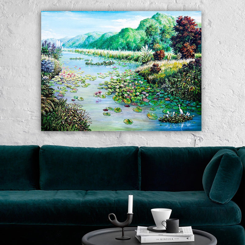 Tablou 441HPE2821, multicolor, panza, 100x70 cm