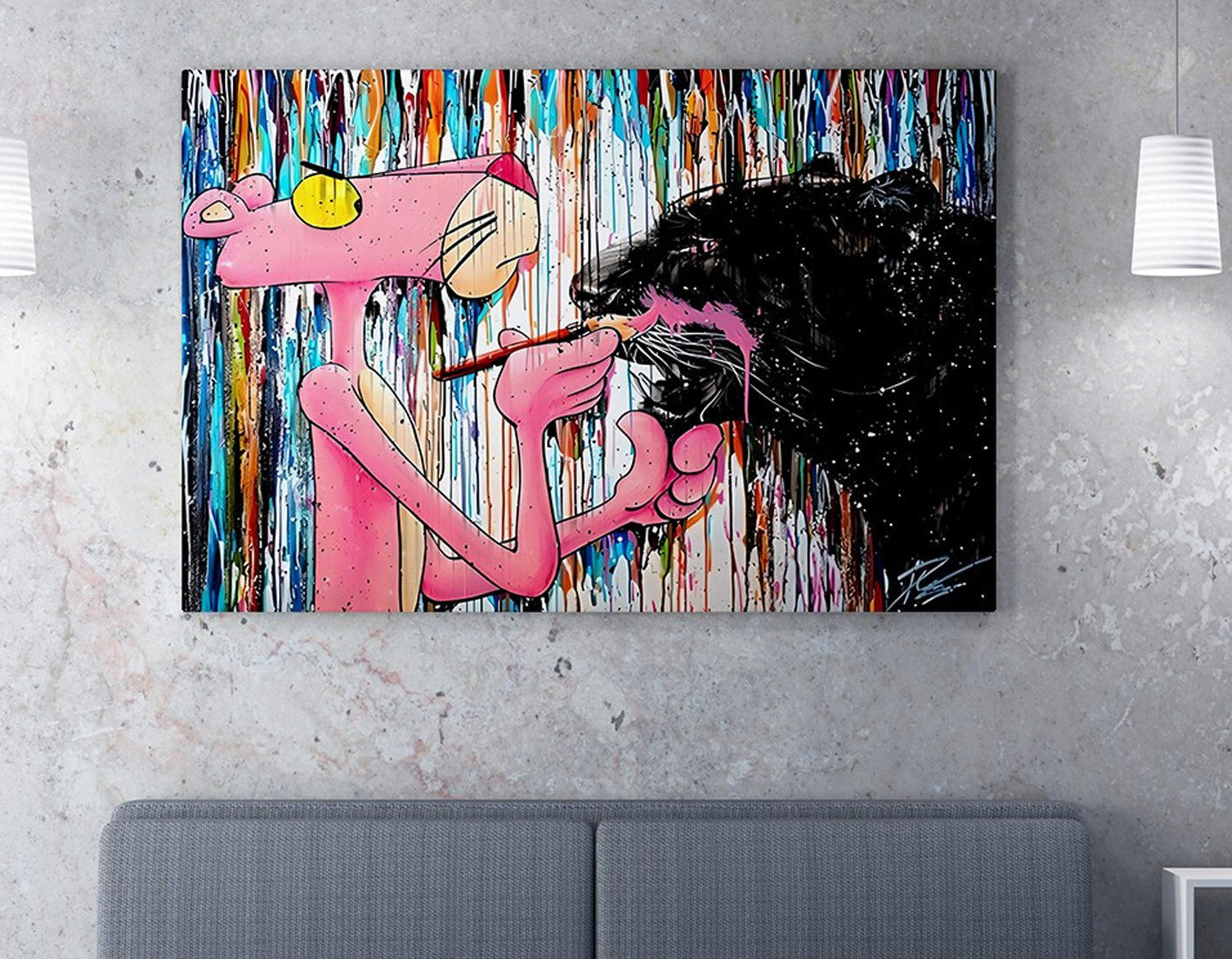 Tablou decorativ pe pânză, WY340 (50 x 70), Multicolor