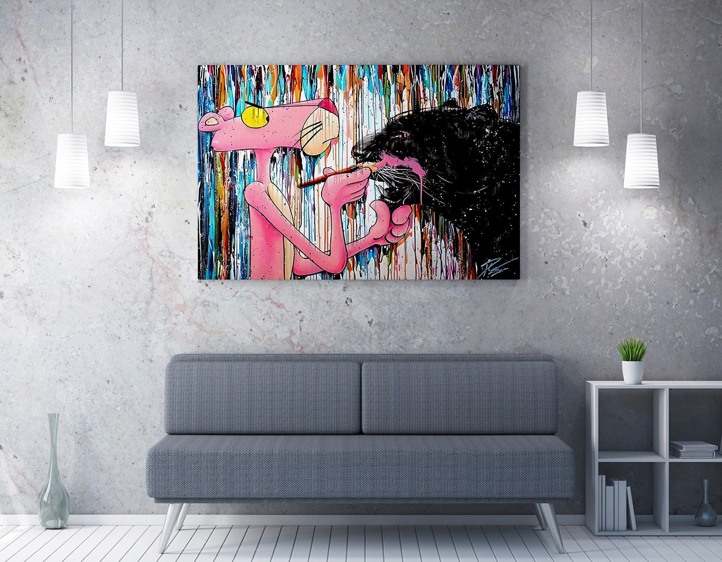 Tablou decorativ pe pânză, WY340 (50 x 70), Multicolor