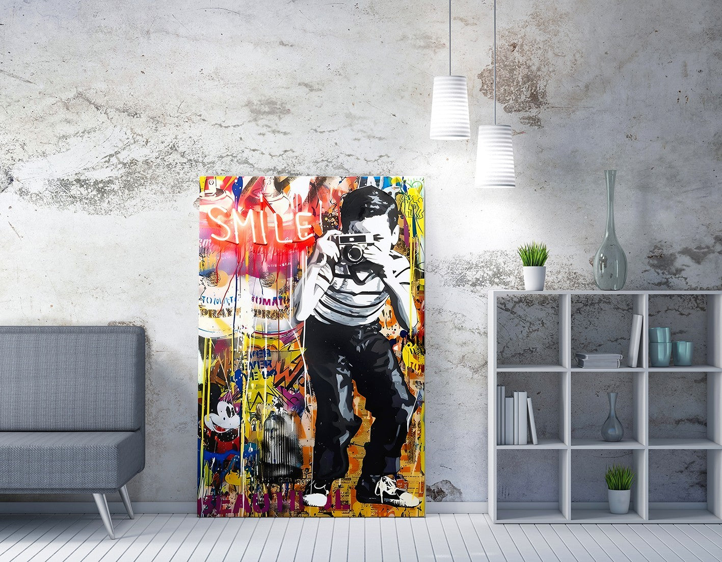Tablou decorativ pe pânză, WY357 (50 x 70), Multicolor