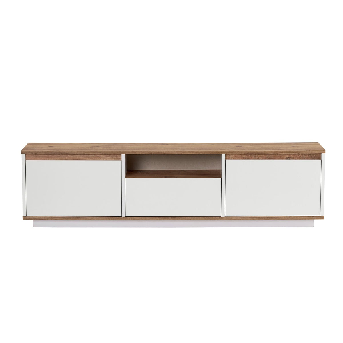 Comodă TV, Sentinel - Atlantic Pine, White, Pin Atlantic / Alb