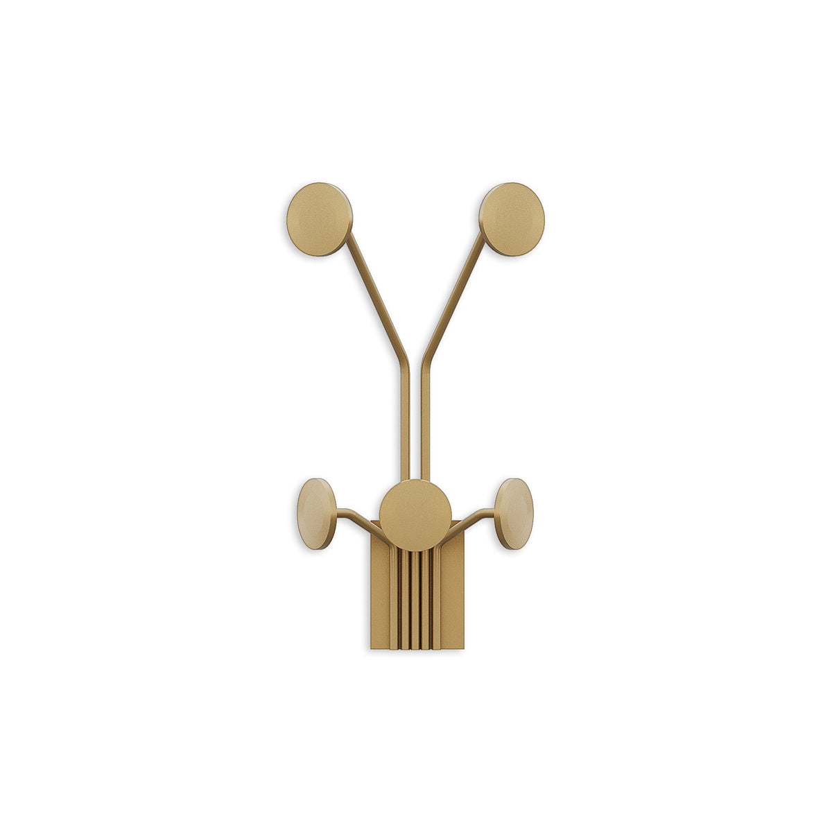 Cuier metalic de perete, Giraffe-A, Auriu