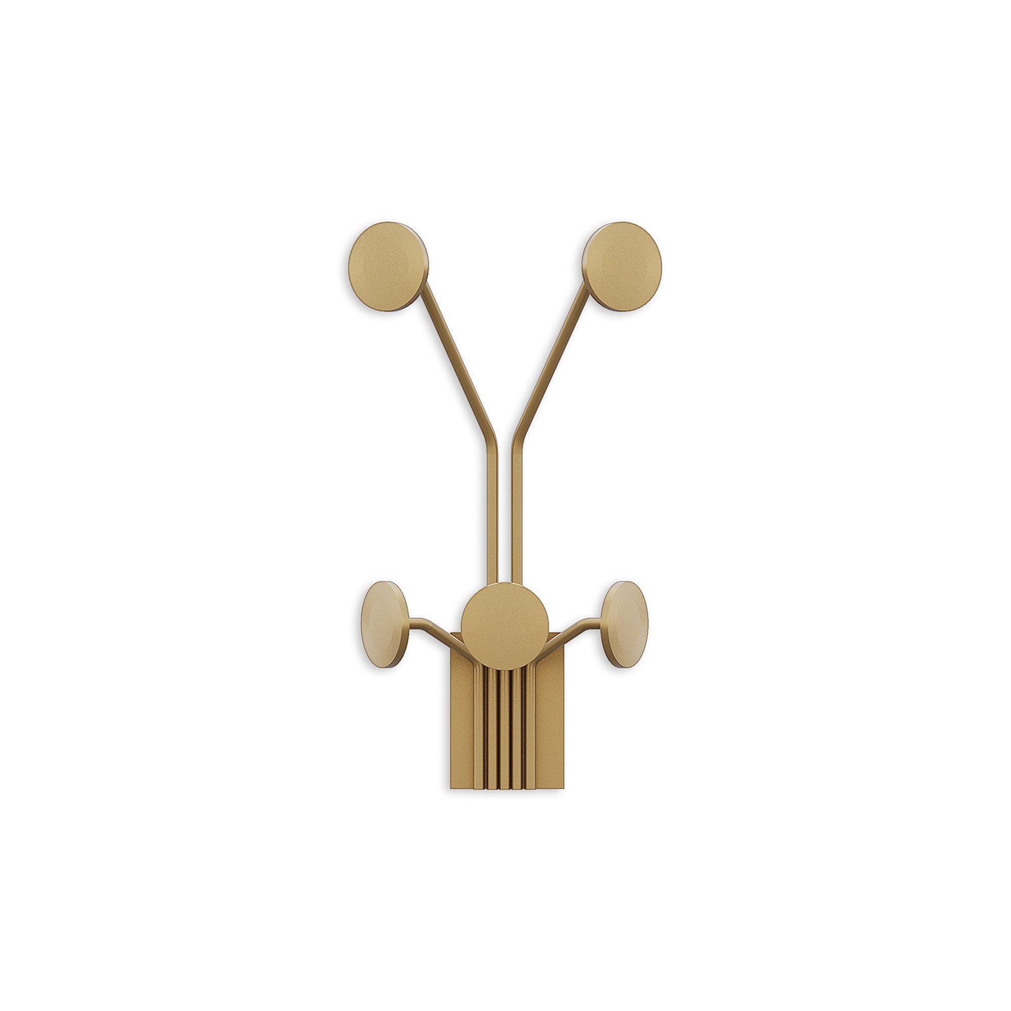 Cuier metalic de perete, Giraffe-A, Auriu