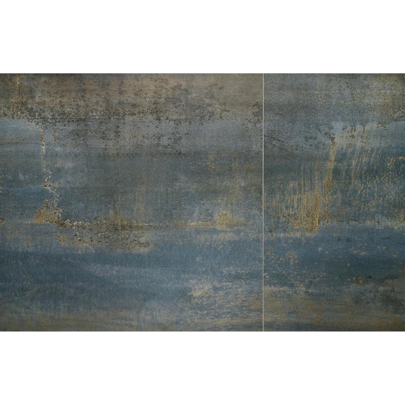 Masa extensibila LUCIANO, albastru/negru, ceramica/sticla/metal, 180/230x90x76 cm