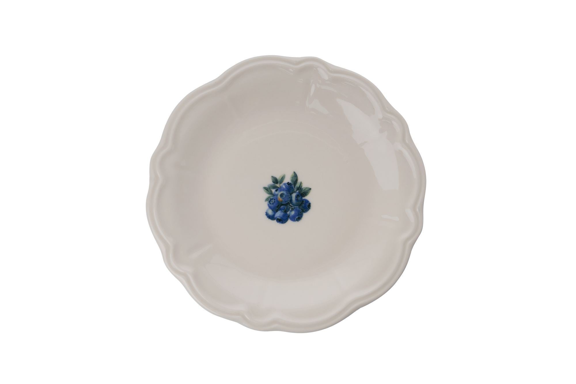 Set veselă (24 piese), Blueberry, Alb / Albastru / Verde