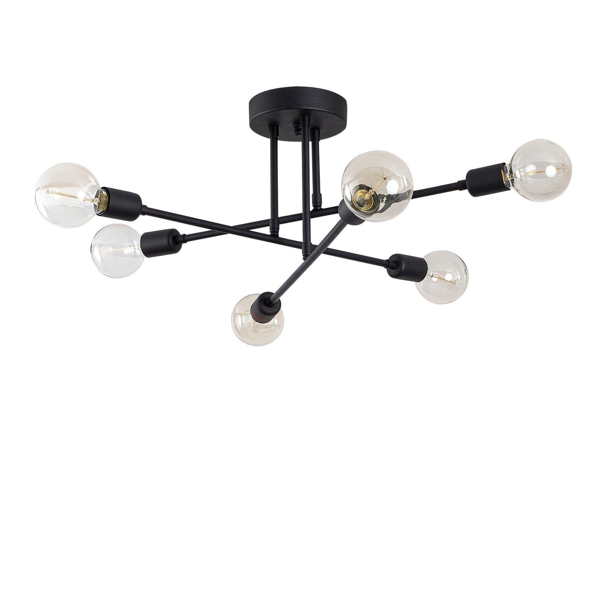 Candelabru, Flower - 174-AV, Negru