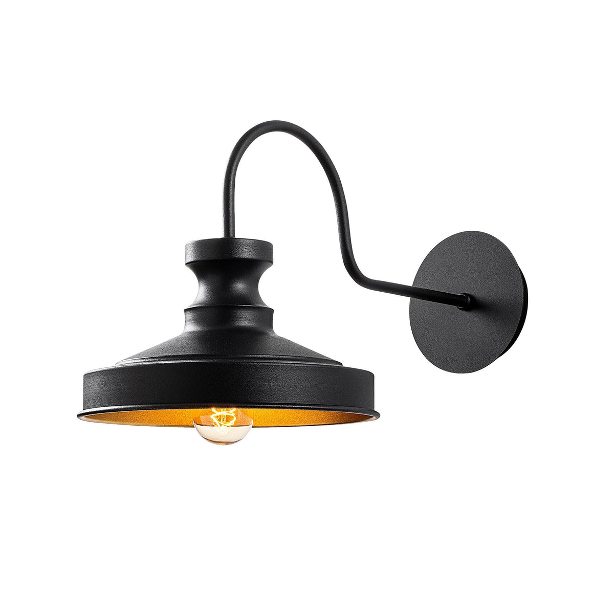 Aplică de perete, Berceste - 182BLACK-A, Negru
