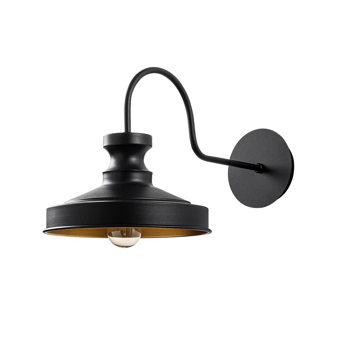 Aplică de perete, Berceste - 182BLACK-A, Negru