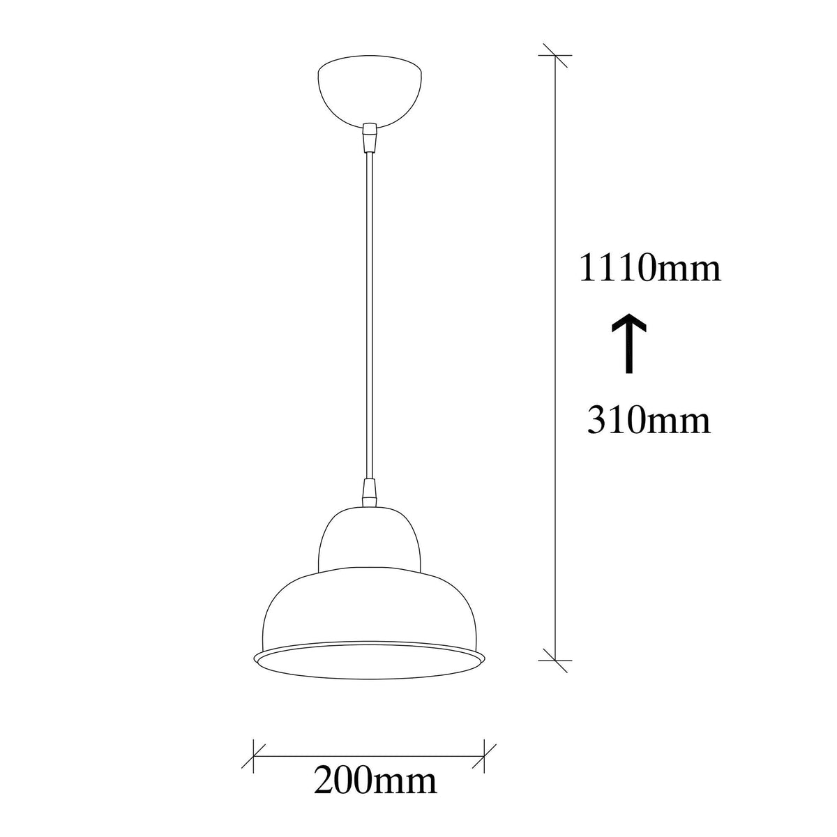 Candelabru, Berceste - 180BLACK-S, Negru