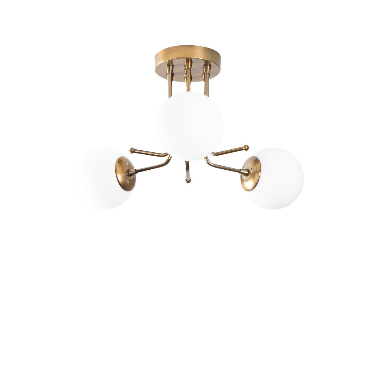Candelabru, Daisy - 146-AV3, Auriu / Alb