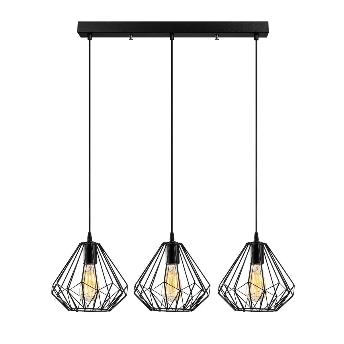 Candelabru, Diamond - 704-S1, Negru