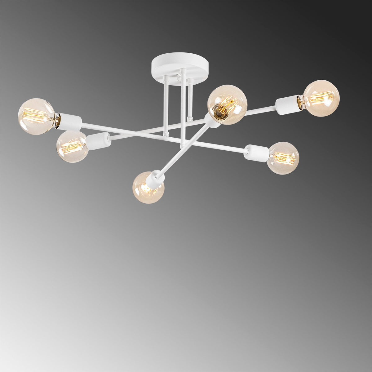 Candelabru, Flower - 175, Alb