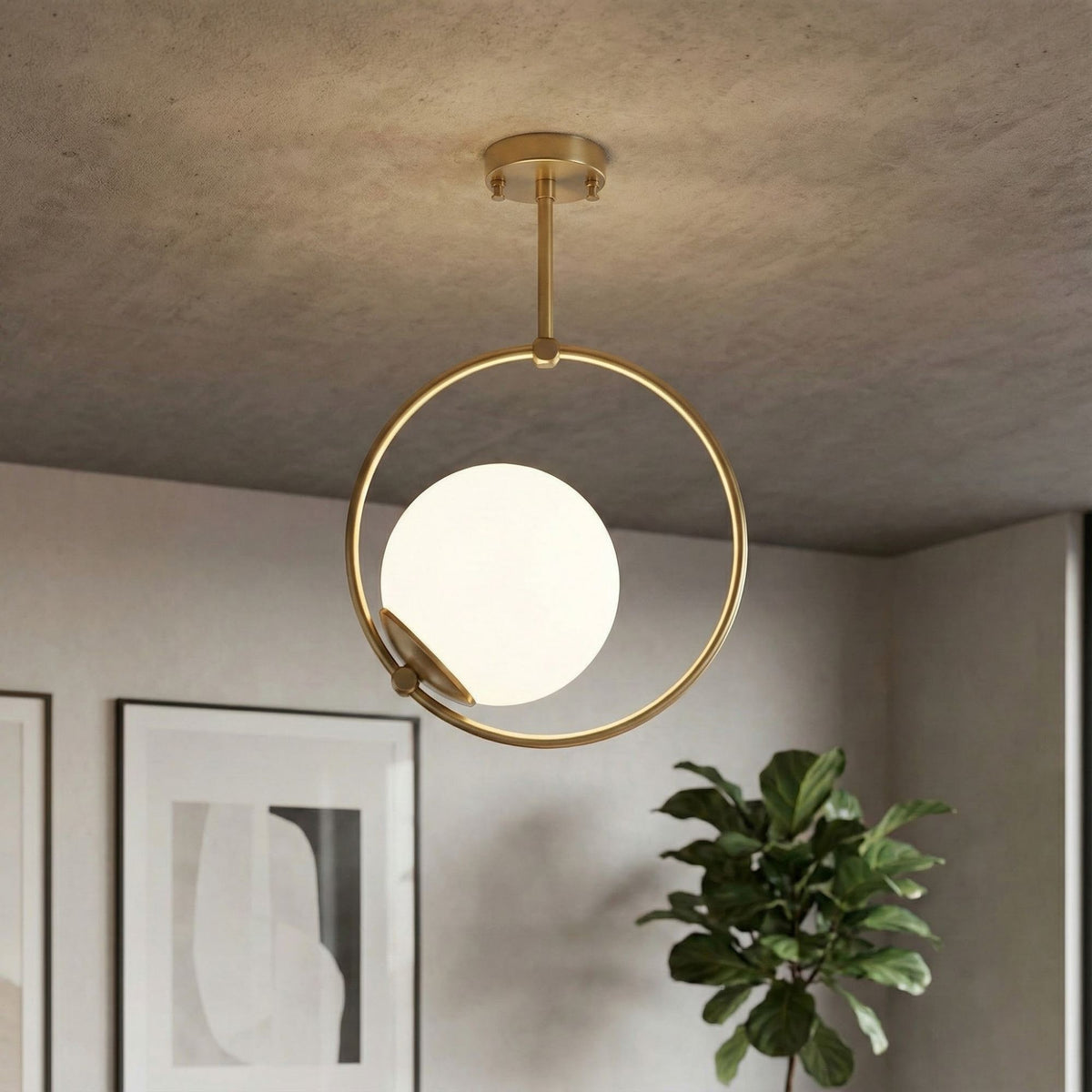 Candelabru, Dolunay - 3903, Auriu