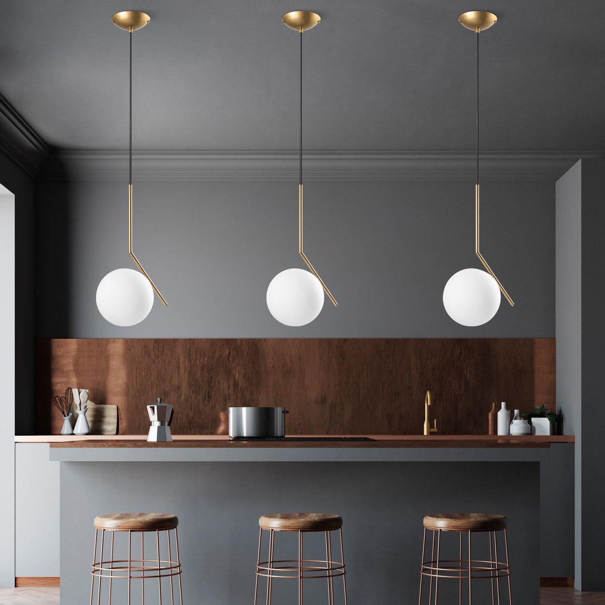 Candelabru, Luminar - 14111, Auriu