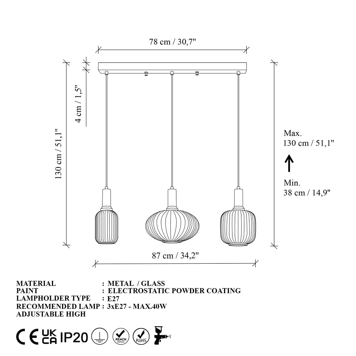 Candelabru, Asker - 15196, Auriu