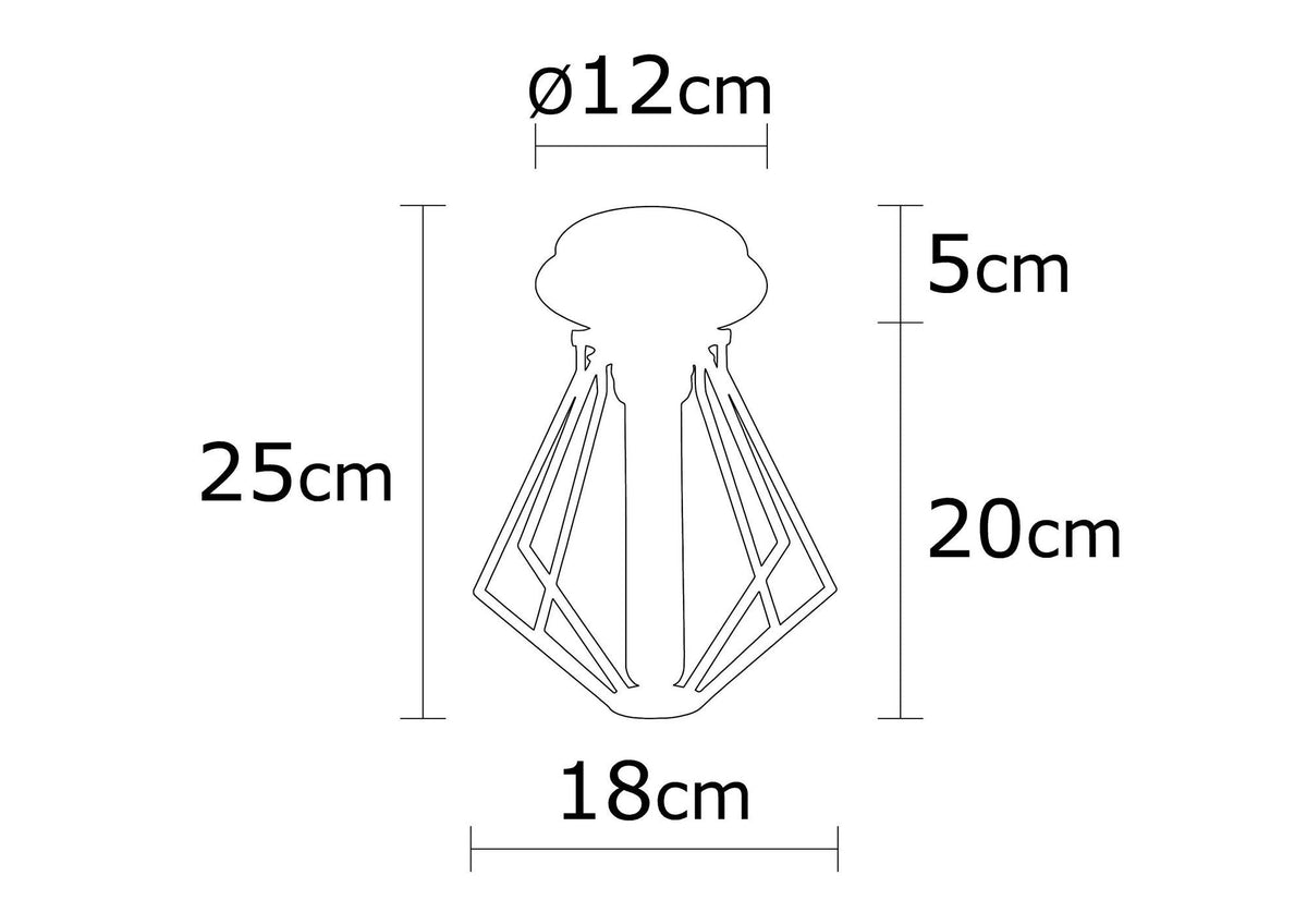 Candelabru, Oylat - N-1039, Negru