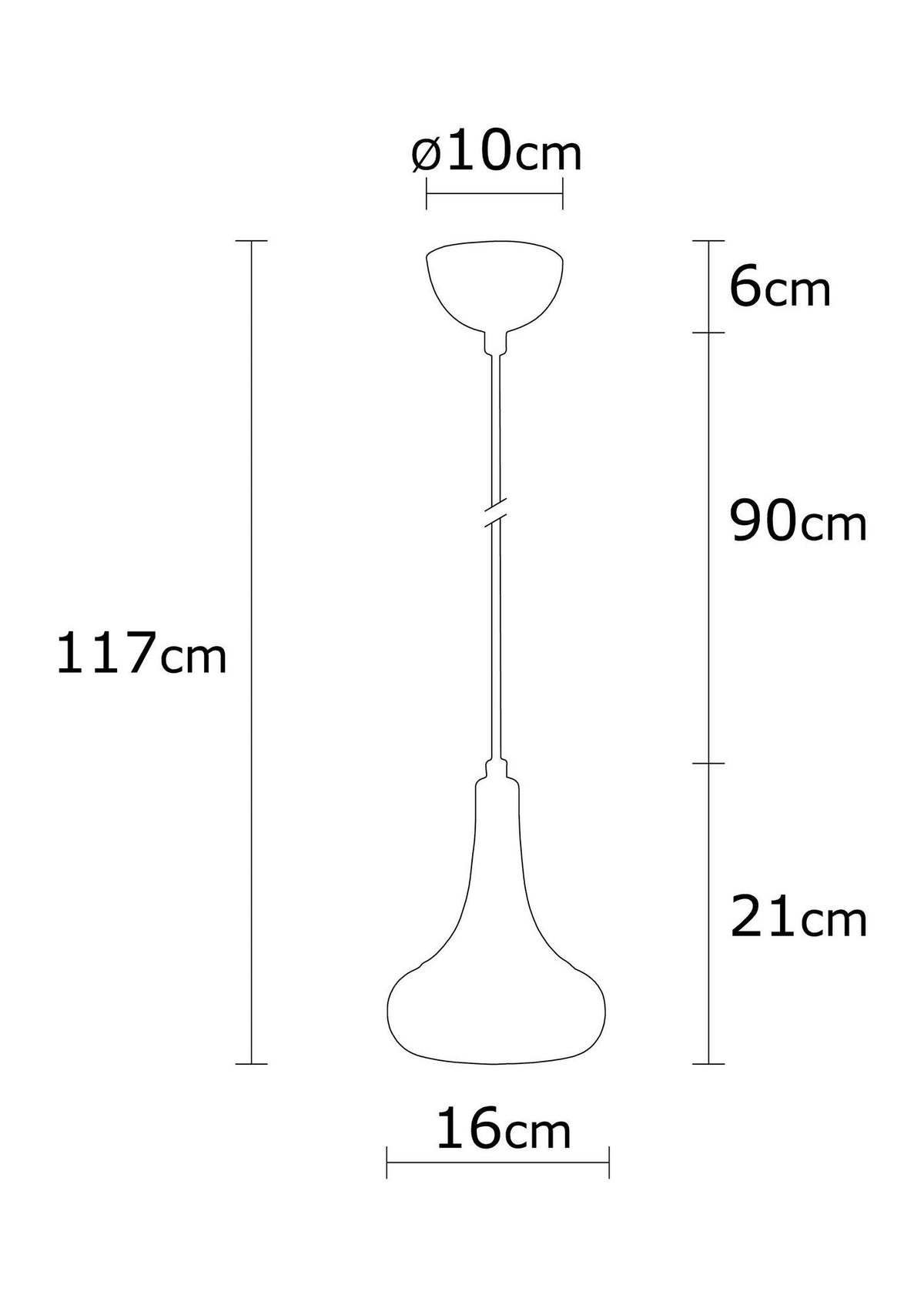 Candelabru, Berceste - N-1366, Negru