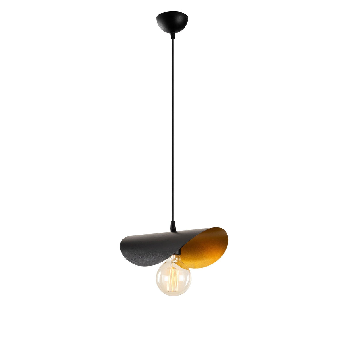Candelabru, Sivani - MR - 830, Negru / Auriu
