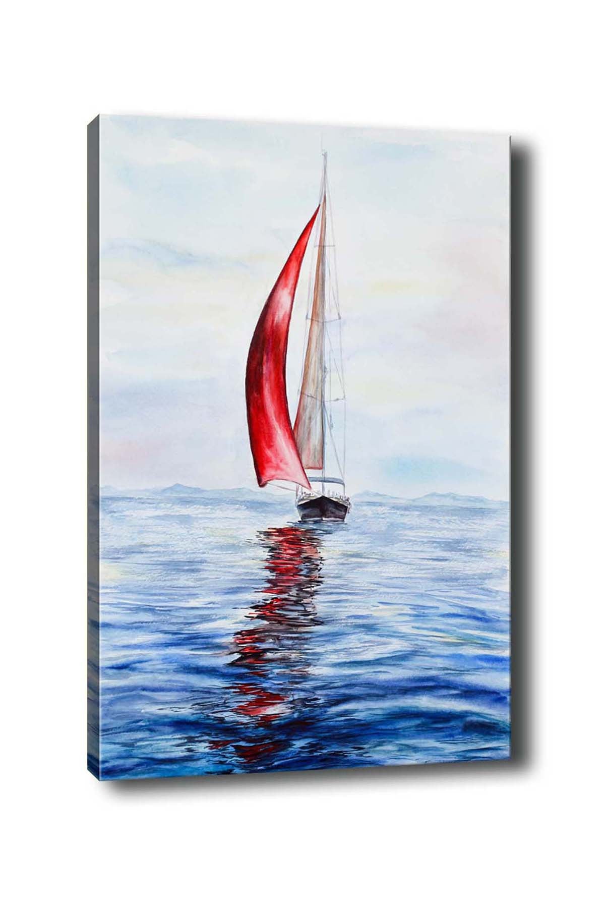 Tablou decorativ pe pânză, Kanvas Tablo (50 x 70) - 222, Multicolor