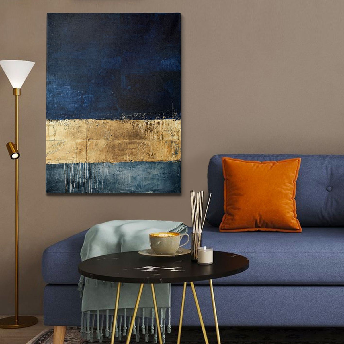 Tablou decorativ pe pânză, KNV10096 - 70100, Multicolor