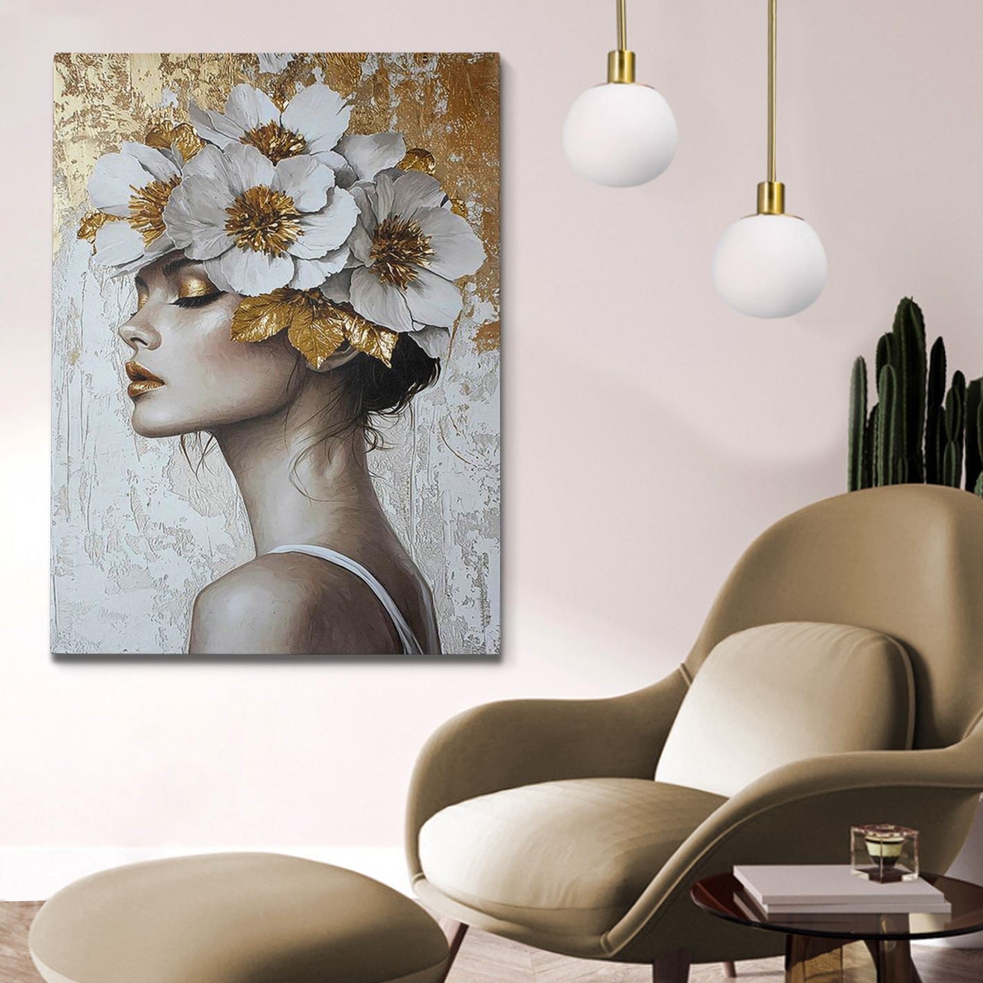 Tablou decorativ pe pânză, KNV10269 - 5070, Multicolor