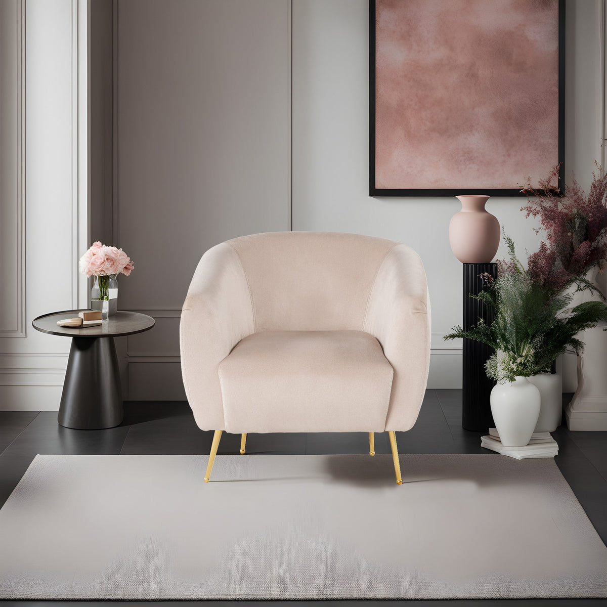 Fotoliu, Eses Beige - Wing, Bej