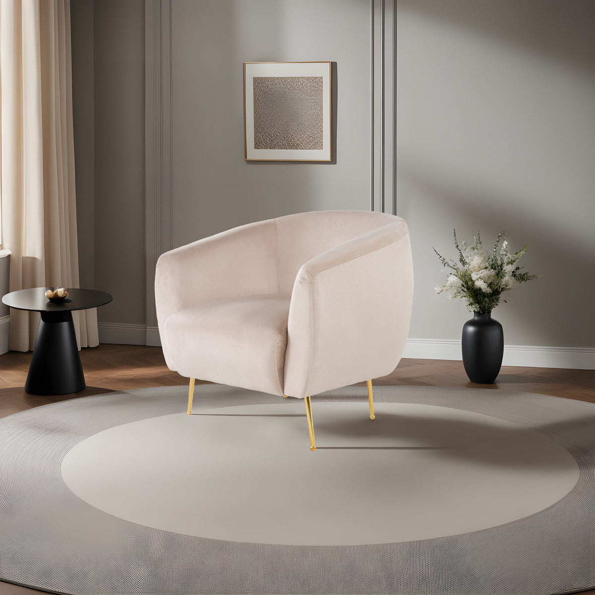 Fotoliu, Eses Beige - Wing, Bej