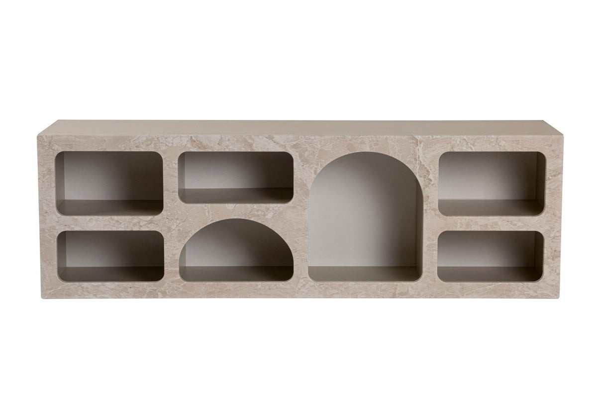 Consolă, Ferlis - Travertine, Marmură Travertin / Gresie