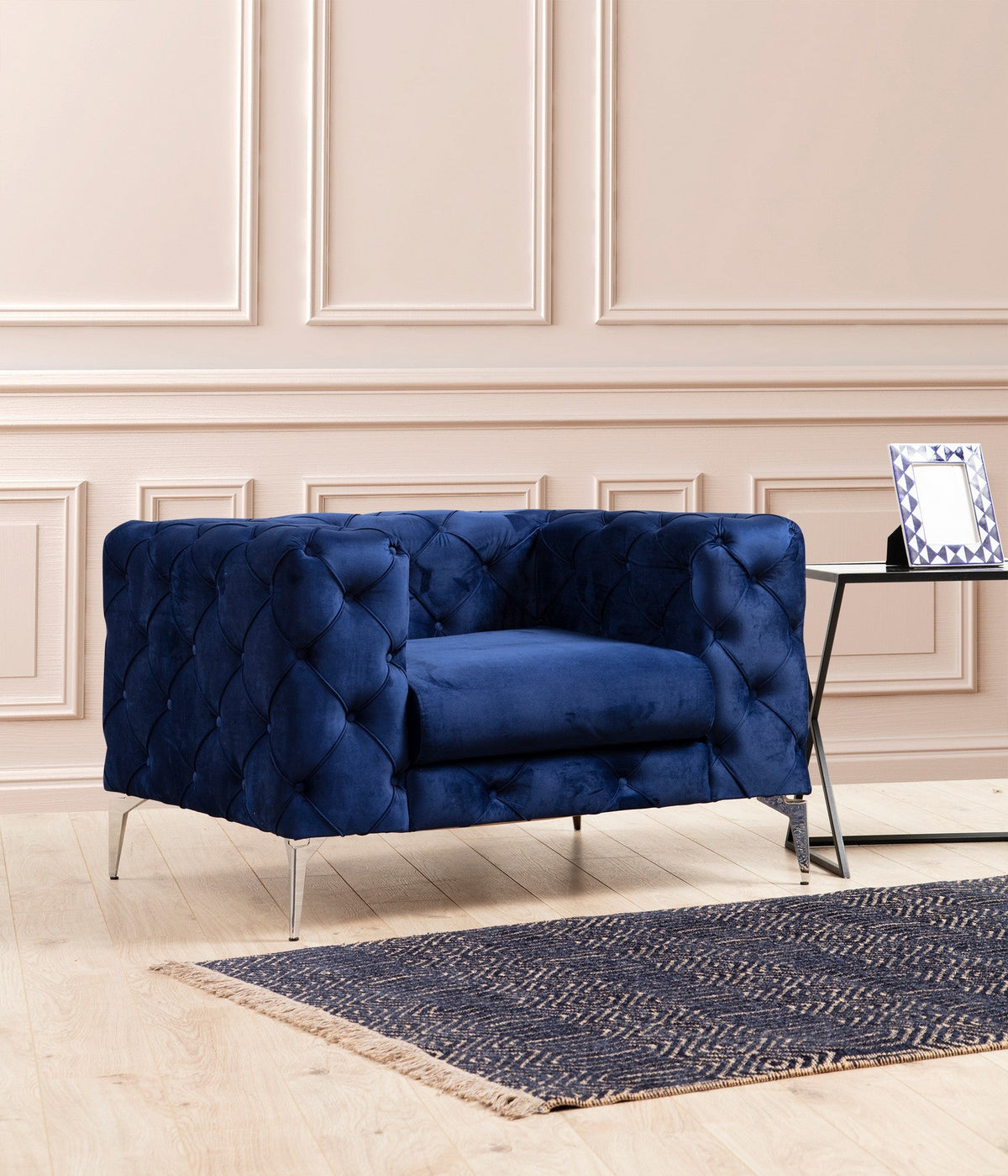 Fotoliu, Como - Navy Blue, Bleumarin
