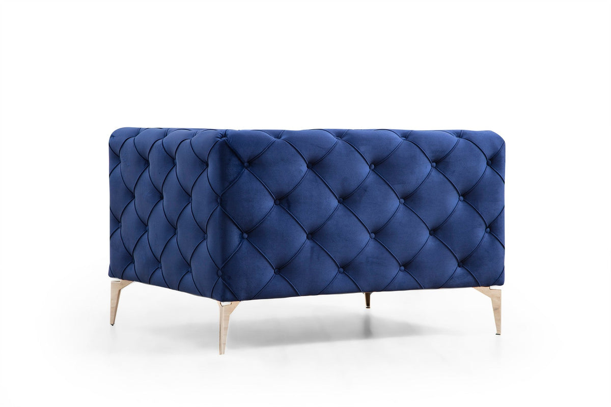 Fotoliu, Como - Navy Blue, Bleumarin