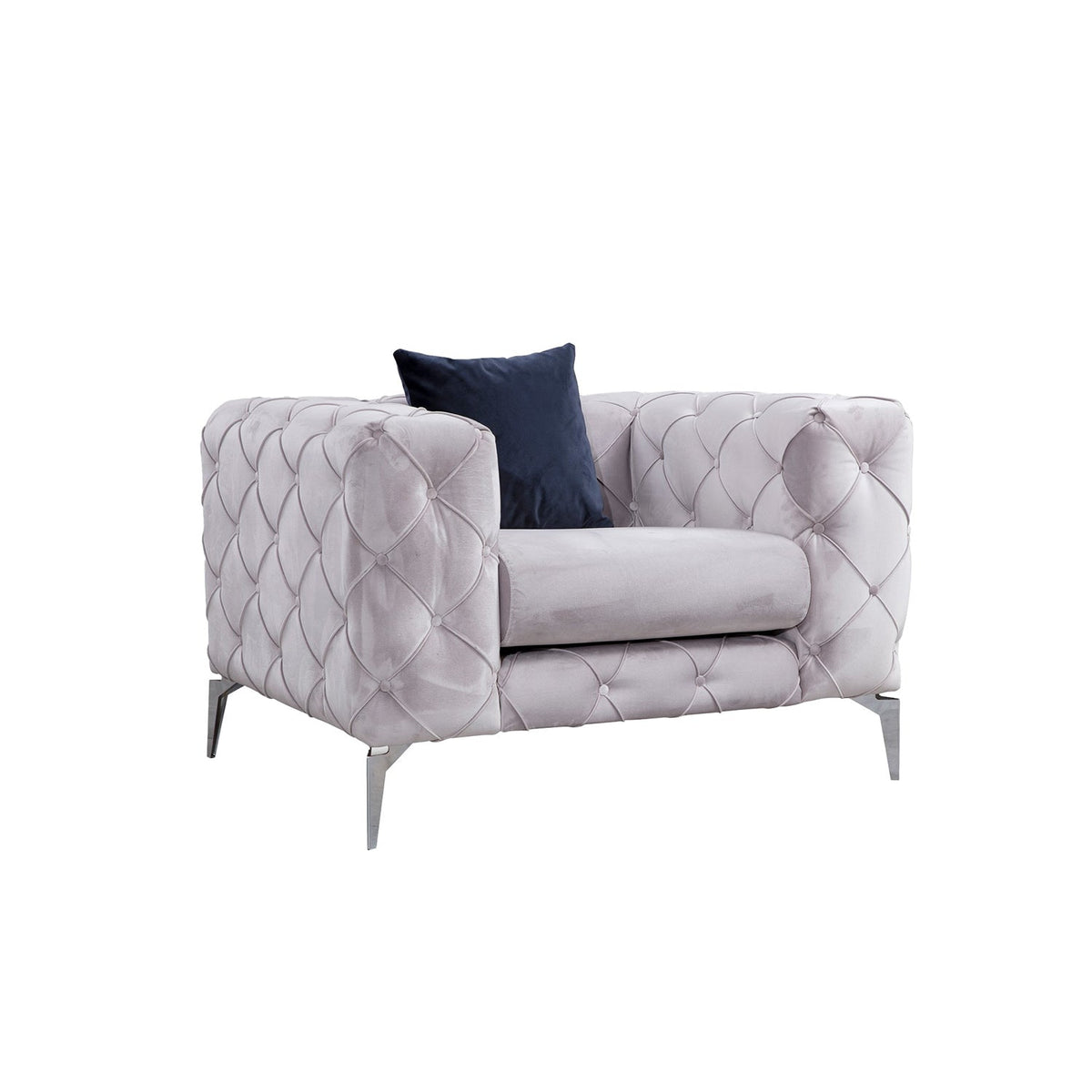 Fotoliu, Como - Light Grey, Gri deschis
