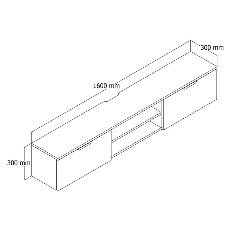 unitate tv denoya2tvunit white 570vlt2432