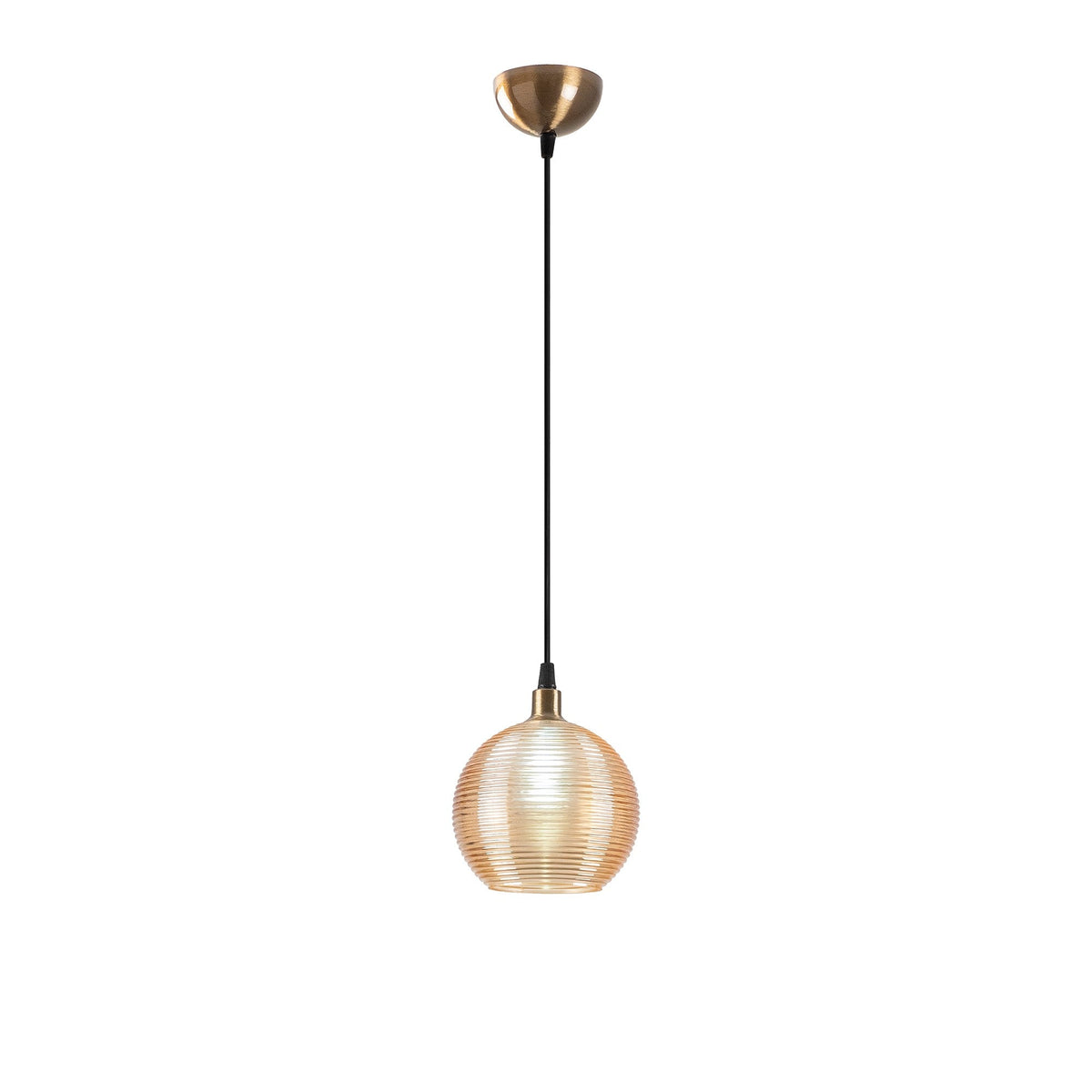 Candelabru, Muzo - 2135, Galben / Vintage