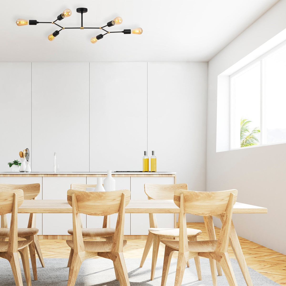 Candelabru, Sparrow - 1242, Negru