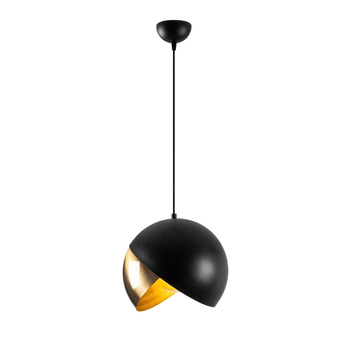 Candelabru, Pacman - 2633, Negru / Vintage