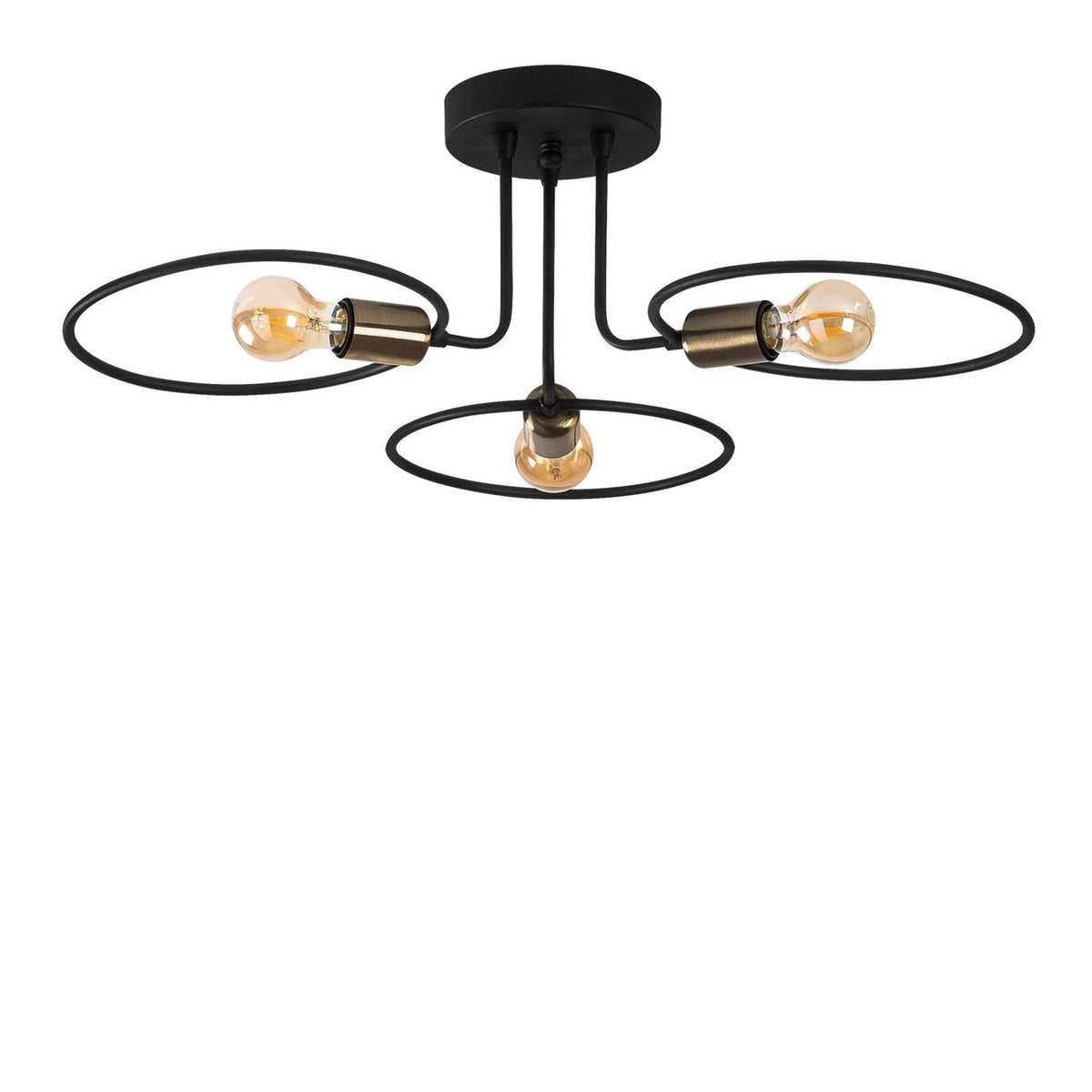 Candelabru, Circle - 1341, Negru