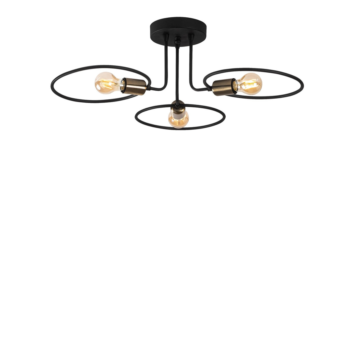 Candelabru, Circle - 1341, Negru