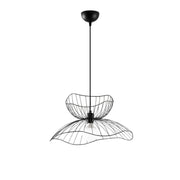 Lustră FARAC 6390, negru, metal, 50x121 cm