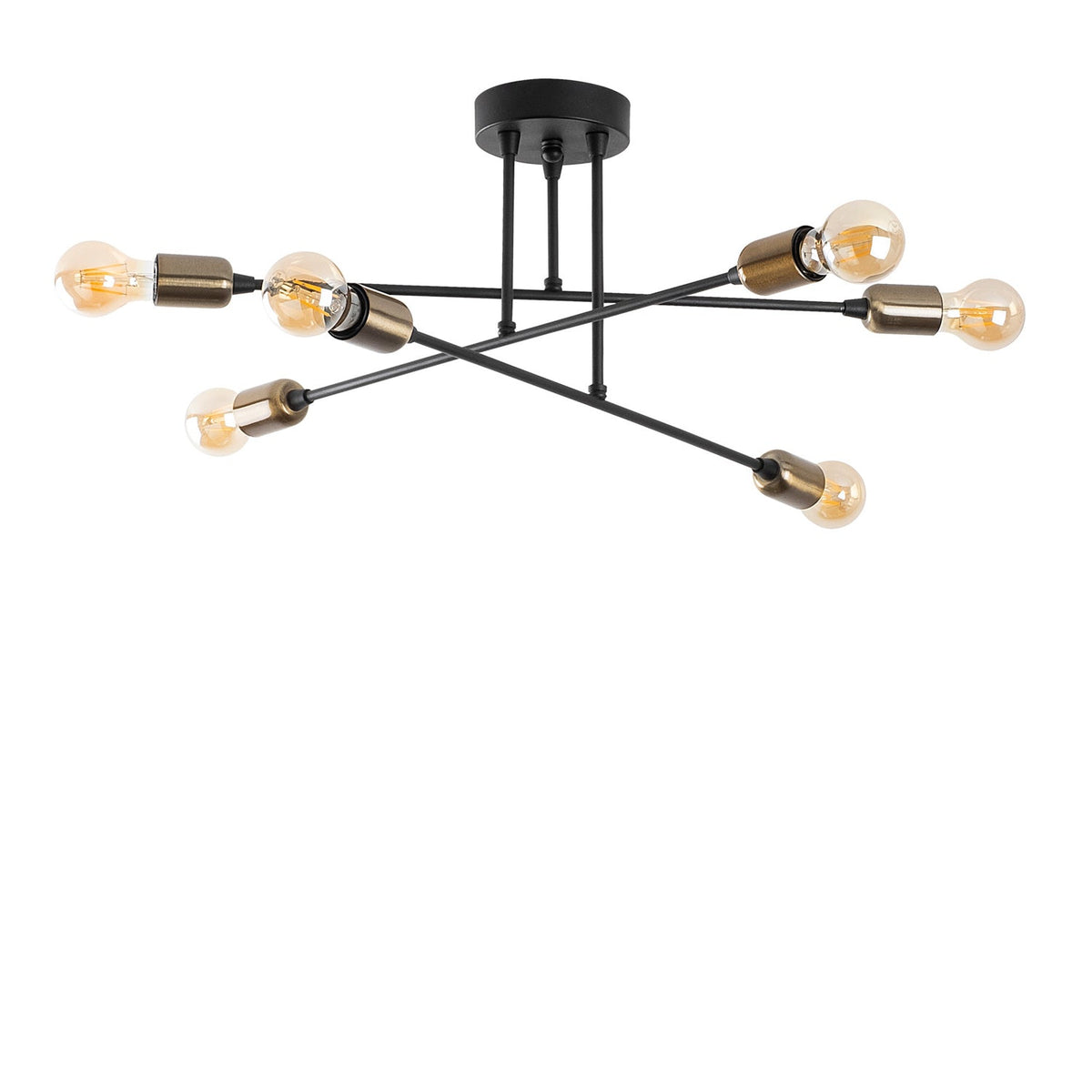 Candelabru, Fleur - 1501, Negru