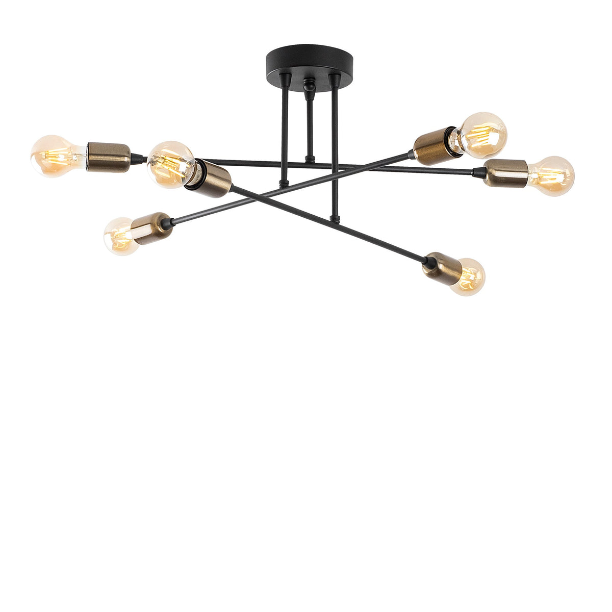 Candelabru, Fleur - 1501, Negru